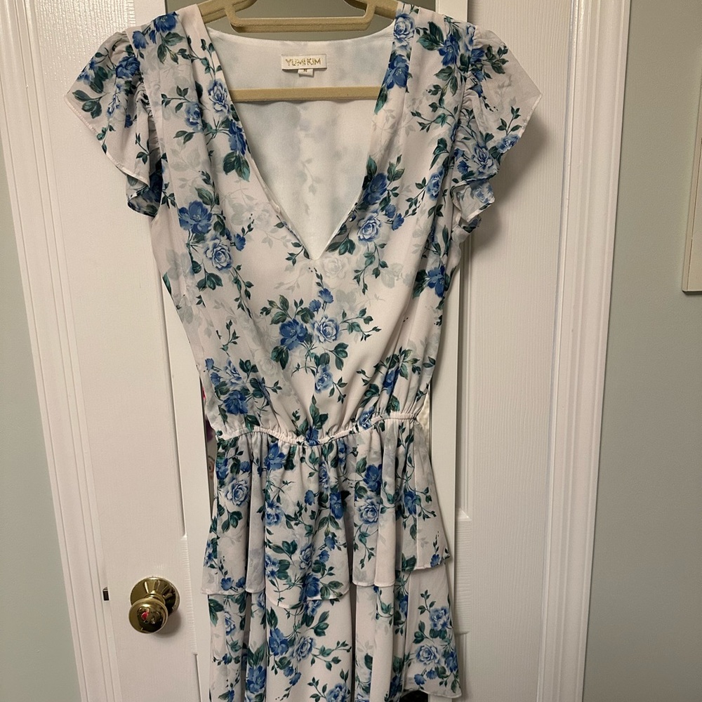 Yumi Kim Floral Mini Sleeveless Dress Size M